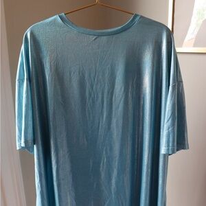 Shimmering Blue Shirt